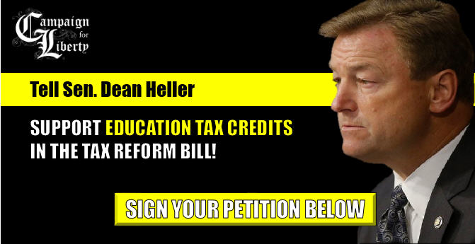 Tell Sen. Heller to support eduction tax credits
