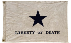 Win an autographed Liberty or Death flag